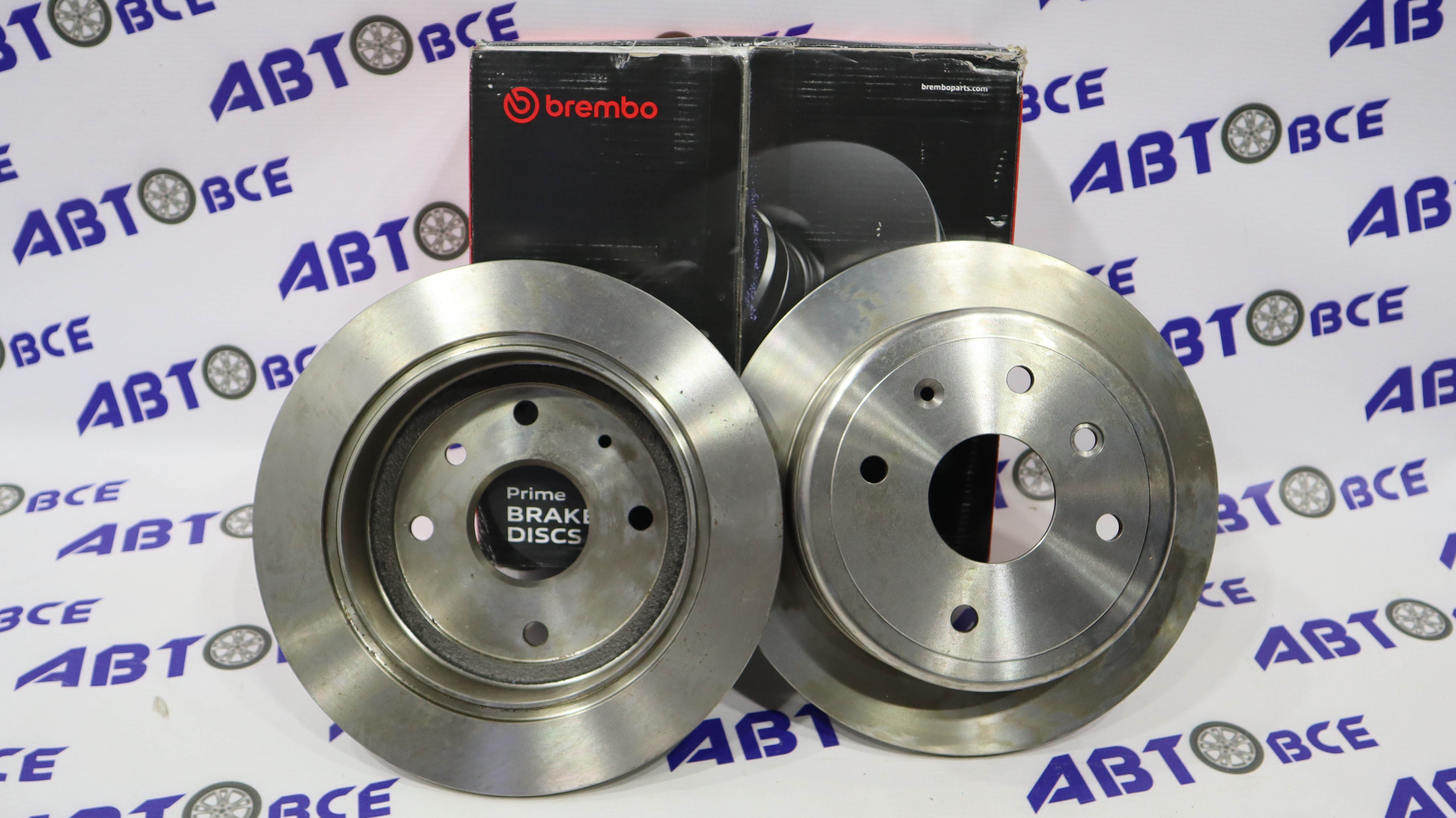 Диск тормозной задний Lacetti (комплект 2 шт) BREMBO